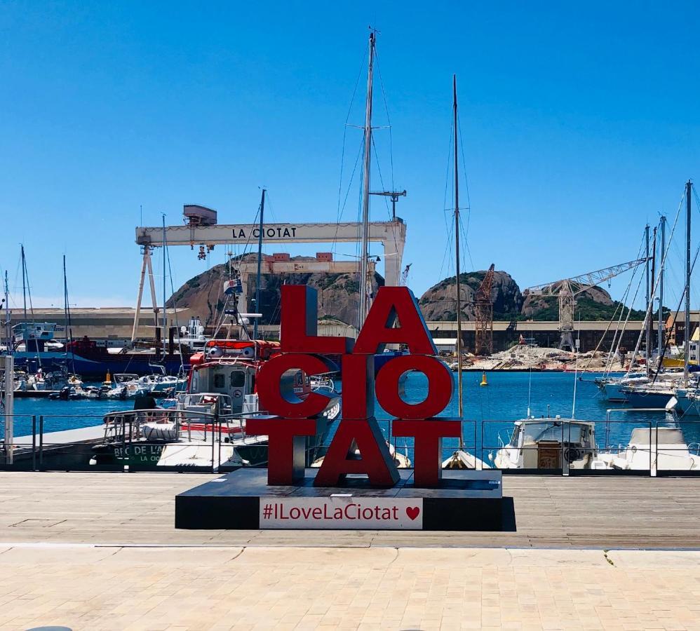 Duplex La Ciotat - Superbe 85 M2 - 6 Pers - 3 Chambres - Climatisation - Vue Mer Et Proche Du Vieux Port La Ciotat Eksteriør bilde